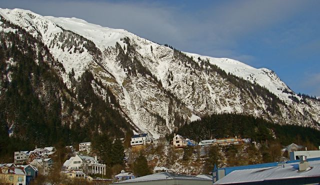 Looking East from the Driftwood Lodge