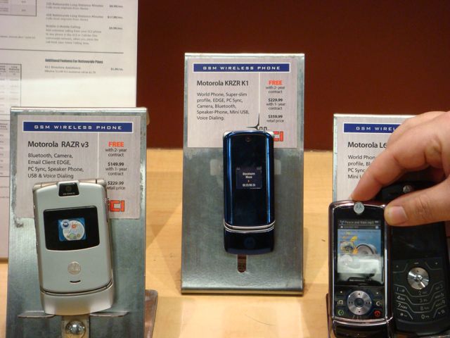 Three free phones