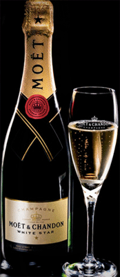 Moet White Star Champagne